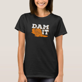 T-shirt Barrage pour un animal castor