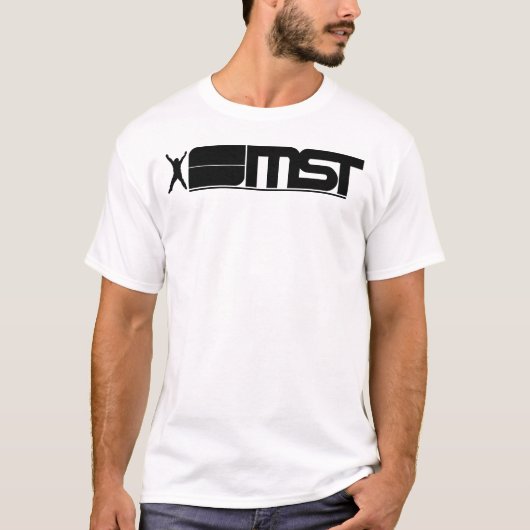 T-shirt Barre avant de dos de logo de MST (Devant)