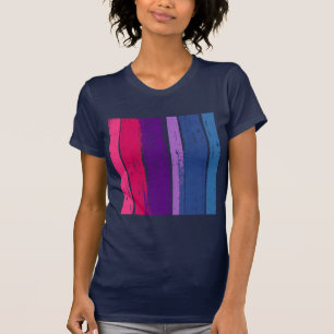 T-SHIRT BARRE BISEXUELLE D'ENCRE DE FIERTÉ - .PNG
