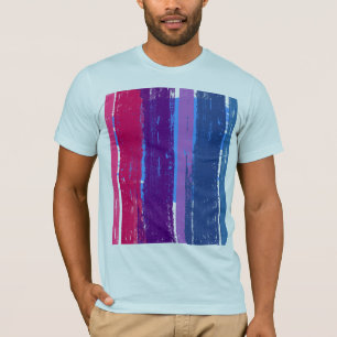T-SHIRT BARRE BISEXUELLE D'ENCRE DE FIERTÉ - .PNG