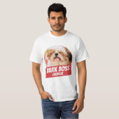 T-shirt Barre Boss Animal Chien Photo Cool moderne Simple (Devant entier)