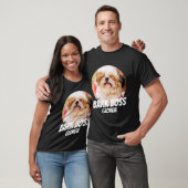 T-shirt Barre Boss Animal Chien Photo Cool moderne Simple (Unisexe)
