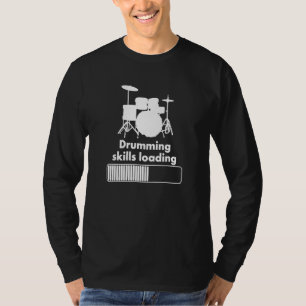 T-shirt Barre de chargement des compétences de tambour