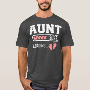 T-shirt Barre de chargement Tante 2022 pour nouvelle tante