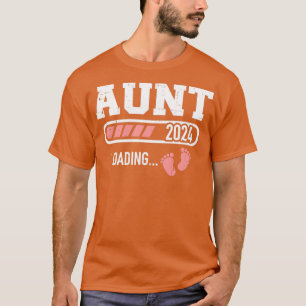 T-shirt Barre de chargement Tante 2024 pour nouvelle tante