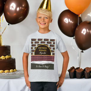 T-shirt Barre de chocolat personnalisée Anniversaire