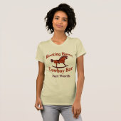 T-shirt Barre de cow-boy Cheval (Devant entier)
