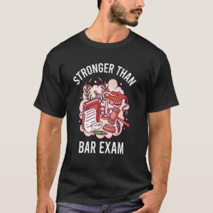 T-shirt Barre d'examen Étude Bar Association Compétence 7