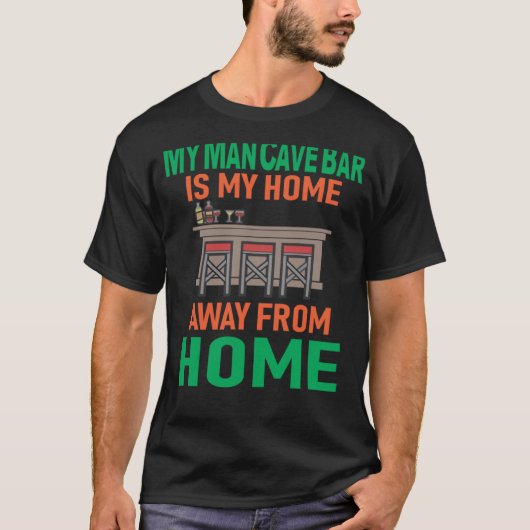 T-shirt Barre Grotte Man (Devant)