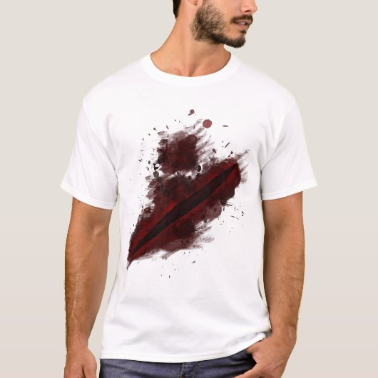 T-shirt barre oblique ! (Devant)