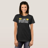 T-shirt Barre végane de pâte à cookie Snickerdoodle (Devant entier)