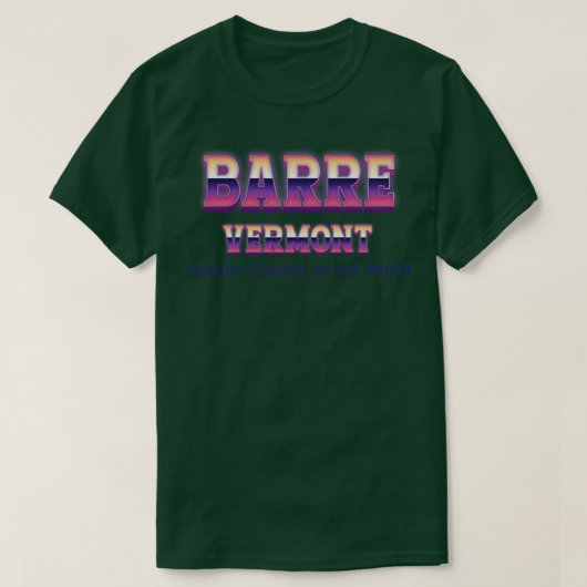 T-shirt Barre Vermont (Design devant)
