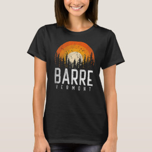 T-shirt Barre Vermont V Vintage les années 70 80s 90s Retr