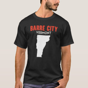 T-shirt Barre ville Vermont États-Unis État Amérique Voyag