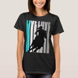 T-shirt Barrel Racing Fierce Cowgirl Casquette Western Thè