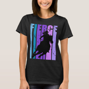 T-shirt Barrel Racing Fierce Cowgirl Casquette Western Thè
