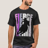 T-shirt Barrel Racing Fouette Casquette Western Girls Sou (Devant)