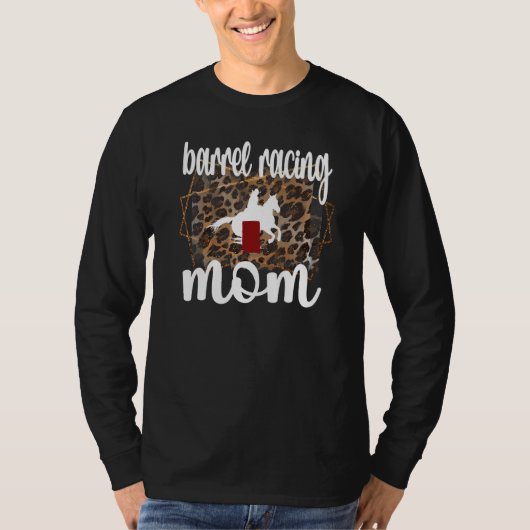 T-shirt Barrel Racing Maman Fier Barrel Racing Mère (Devant)