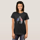 T-shirt Barrel Riding Western Cowgirl (Devant entier)