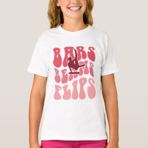 T-shirt Barres, poutres et volets - Gymnastique