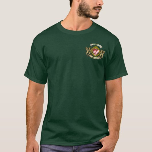 T-shirt Barrett Irish Shield avec Griffins Personnalisé (Devant)