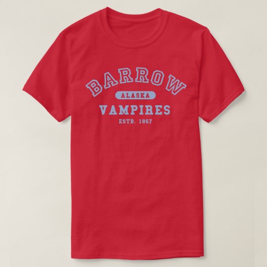 T-shirt Barrow Alaska Vampires (Design devant)