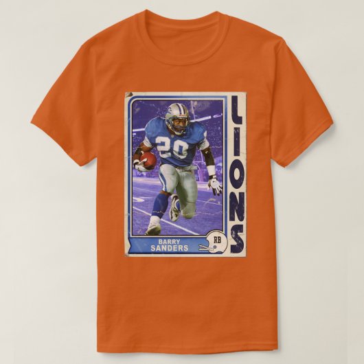 T-shirt Barry Sanders d (Design devant)