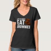T-shirt Bars de recettes Brownie Cookie Mix Keto (Devant)