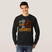 T-shirt Bars de recettes Brownie Cookie Mix Keto (Devant entier)