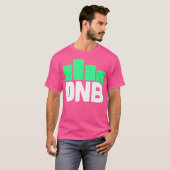 T-shirt Bars d'égaliseur Basse Dnb (Devant entier)