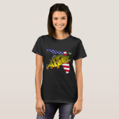 T-SHIRT BARS PEACOCK (Devant entier)