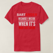 T-shirt Bart Ender (Design devant)