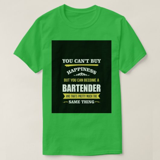 T-shirt BARTENDER Apron (Design devant)