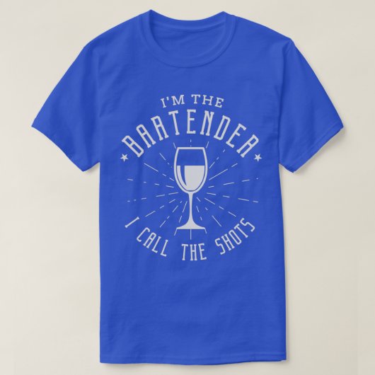 T-shirt Bartender Bar Bartending Cocktail Cadeau 5 (Design devant)