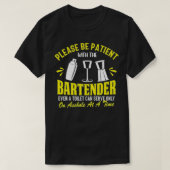 T-shirt Bartender Bar Propriétaire Funny Bartending Cadeau (Design devant)