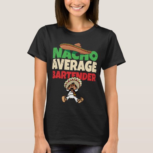 T-shirt Bartender Bartending Stuff Joke Pun Bartkeeper (Devant)