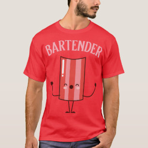 T-shirt Bartender Flexing
