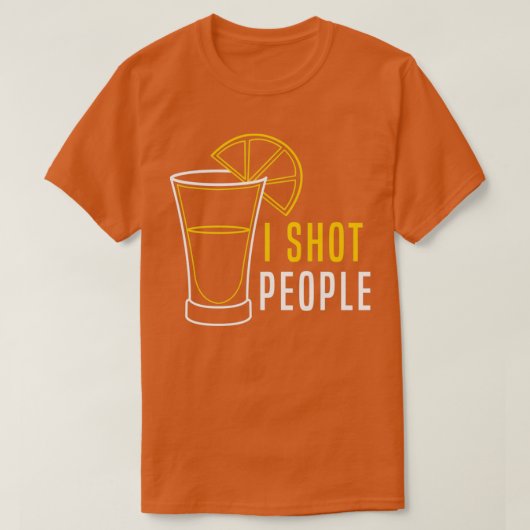 T-shirt Bartender Funny 10 (Design devant)