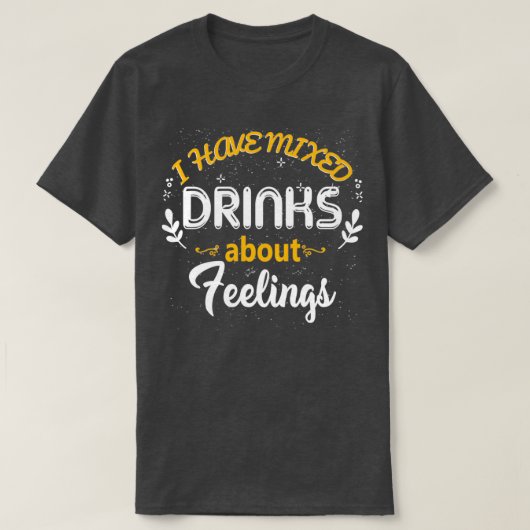 T-shirt Bartender Funny 2 (Design devant)