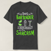 T-shirt Bartender Funny Bartender (Design devant)