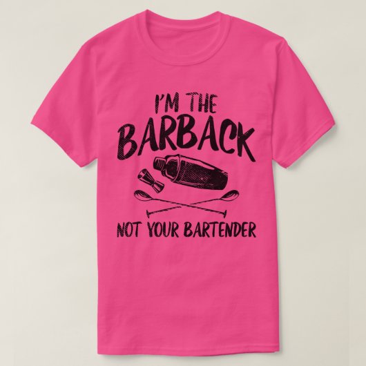 T-shirt Bartender Im Barback 1 (Design devant)