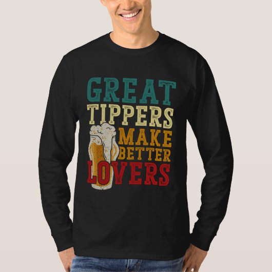 T-shirt Bartender Mixologist Great Tippers Make Better (Devant)