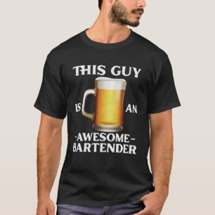 T-shirt Bartender Mixologue Ce Type Est Une Barrette Magni