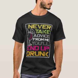 T-shirt Bartender Mixologue Ne Me Donne Jamais De Conseils