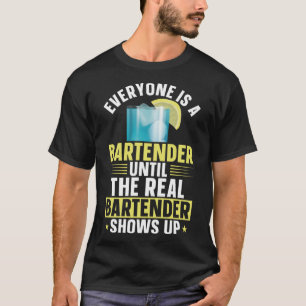 T-shirt Bartender Mixologue Tout Le Monde Est Un Bartender