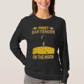 T-shirt Bartender On The Moon (Devant)