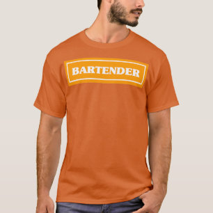 T-shirt Bartender Orange