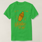 T-shirt Bartender Party Cocktail Shaker Pun 4 (Design devant)