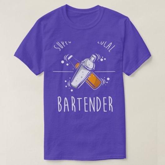 T-shirt Bartender Party Cocktail Shaker Pun 6 (Design devant)