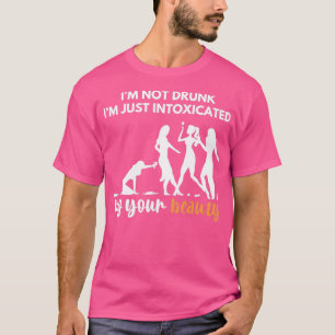 T-shirt Bartender puns Ix27m Non ivre Ix27m Intoxiqué B